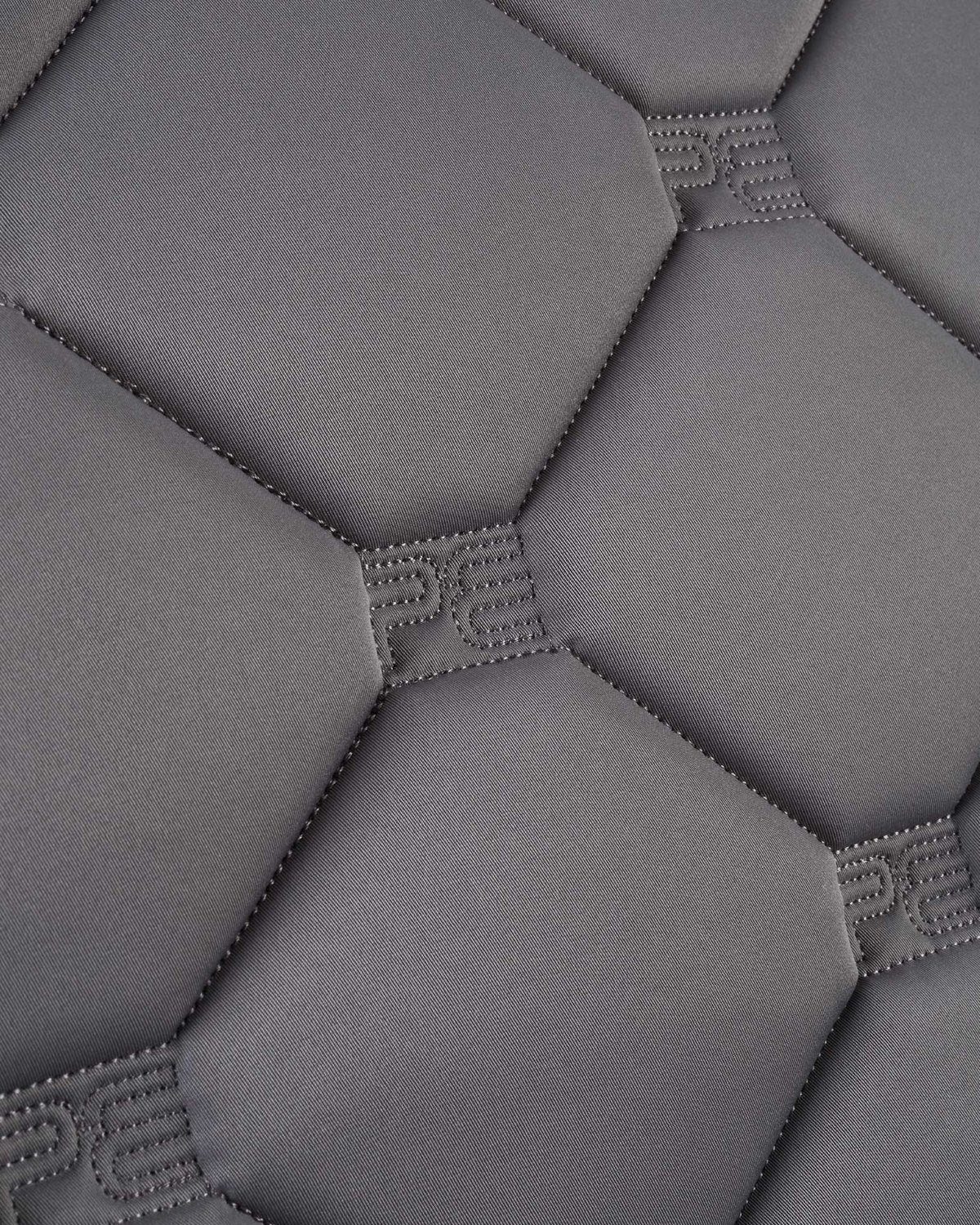 Premier Equine Grey Dressage Saddle Pad - Close Contact, Diamond Quilted Design