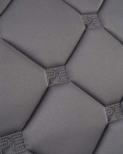 Premier Equine Grey Dressage Saddle Pad - Close Contact, Diamond Quilted Design