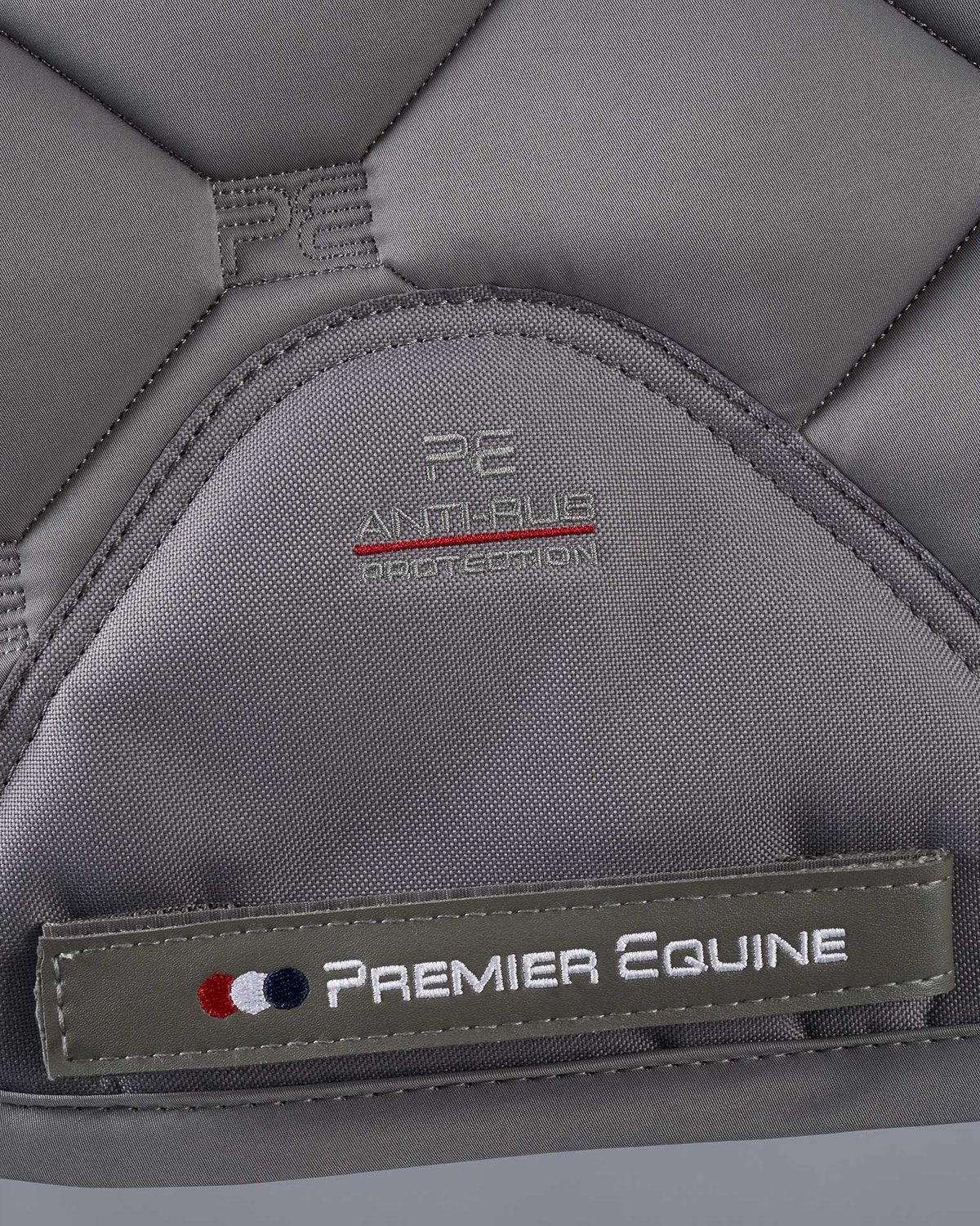 Premier Equine Saltare Grey Dressage Square Saddle Pad - Close Contact Horse Riding Pad