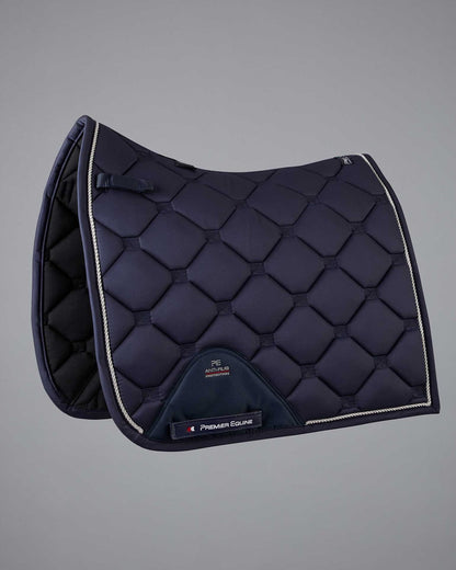 PREMIER EQUINE Saltare Dressage Saddle Pad - Navy Close Contact Horse Pad