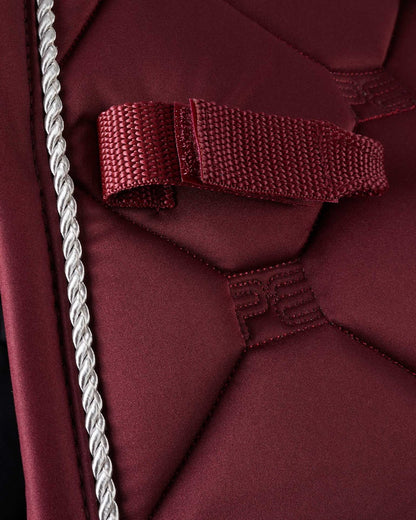 PREMIER EQUINE SALTARE Close Contact Dressage Square - Wine Saddle Pad by Equiflair