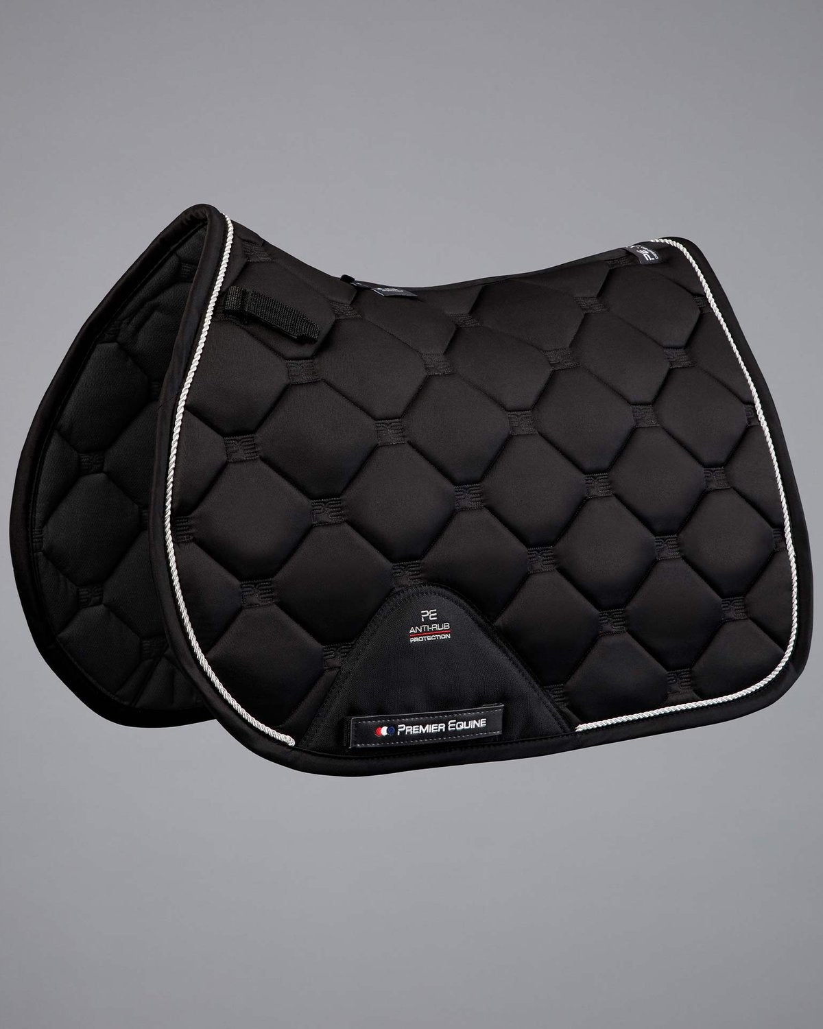 Premier Equine Saltare Close Contact GP/Jump Saddle Pad - Black Equestrian Square