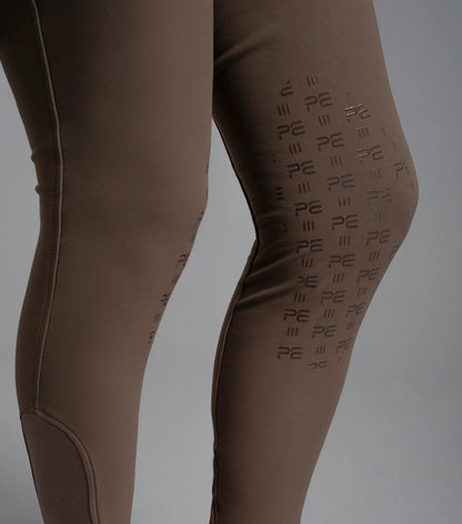 Premier Equine Santino Men's Walnut Riding Breeches - Gel Knee, Stretch Fabric, Comfortable Equestrian Apparel