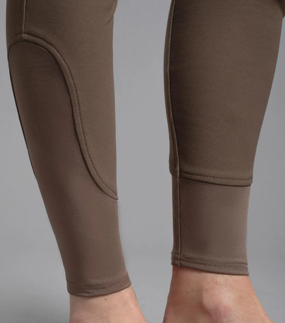PREMIER EQUINE Santino Men's Gel Knee Riding Breeches in Walnut color: Stylish and comfortable equestrian apparel.