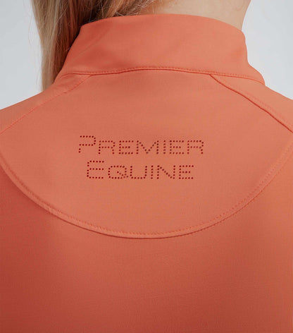 PREMIER EQUINE Savio Coral Riding Top - Long Sleeve Equestrian Shirt at Equiflair