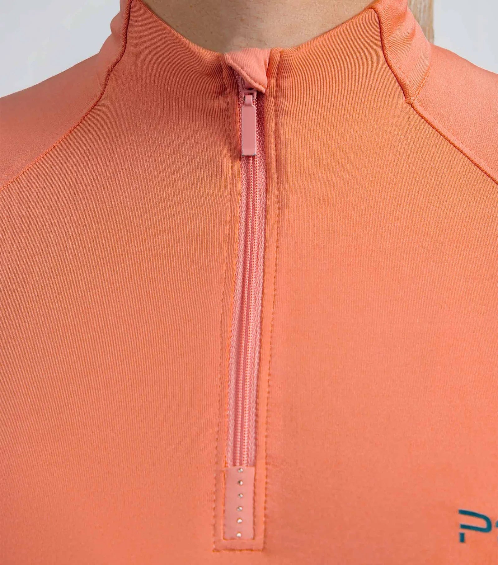 Premier Equine Savio Coral Riding Top | Women's Long Sleeve Equestrian Shirt