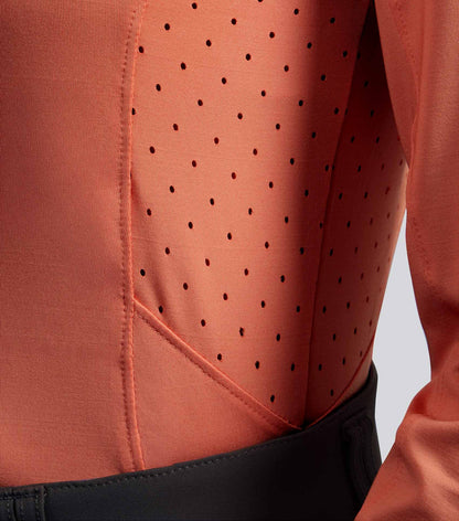 Premier Equine Coral Riding Top: Women's Long Sleeve, Breathable, Perforated Equestrian Shirt