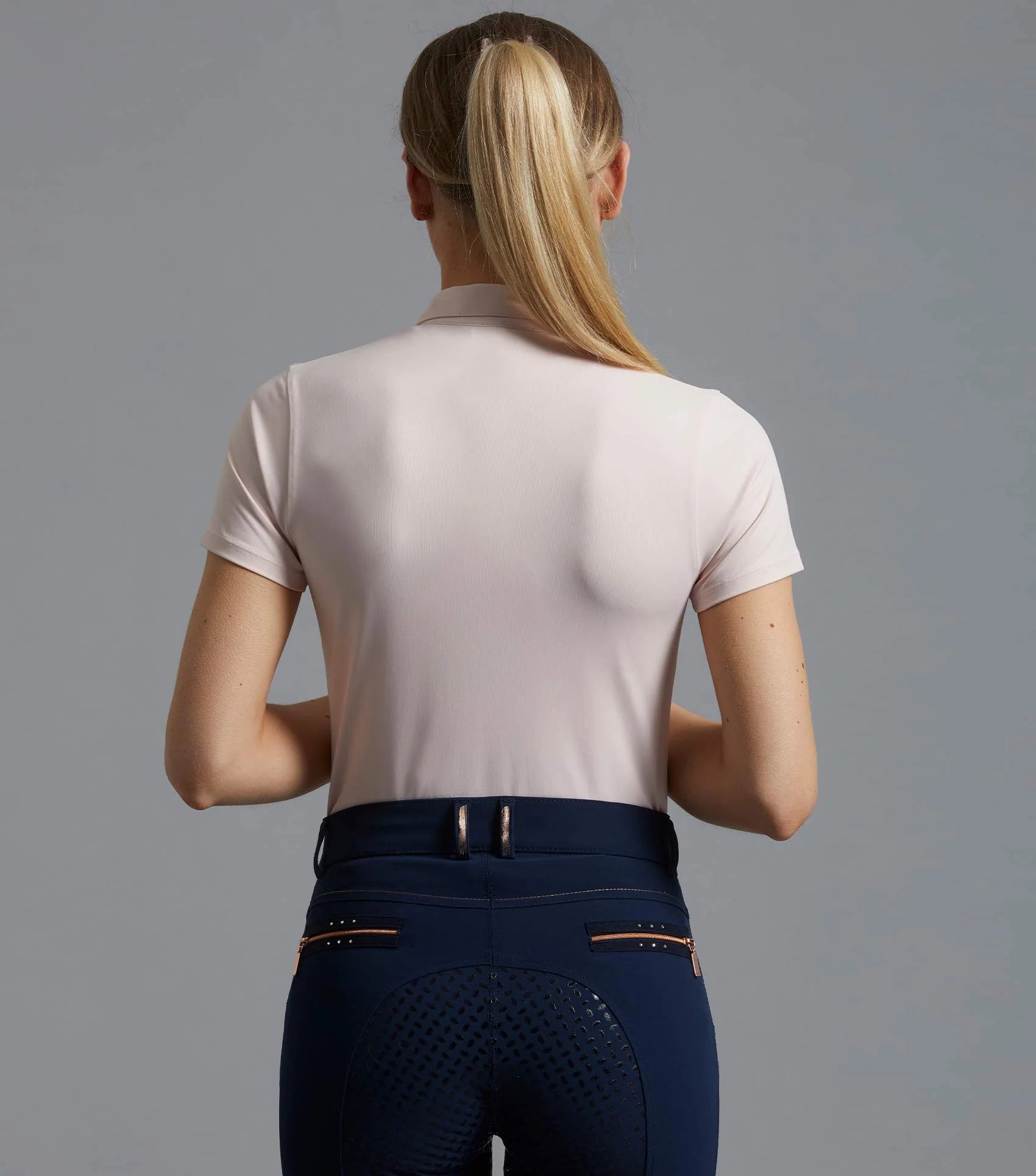 Premier Equine Scintillo Ladies Riding Top Pink: Equestrian Apparel