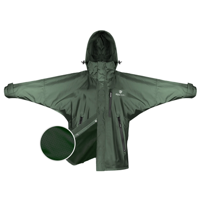 EQUIDRY Shortie Mac Women's Mesh Lining Black Forest Green