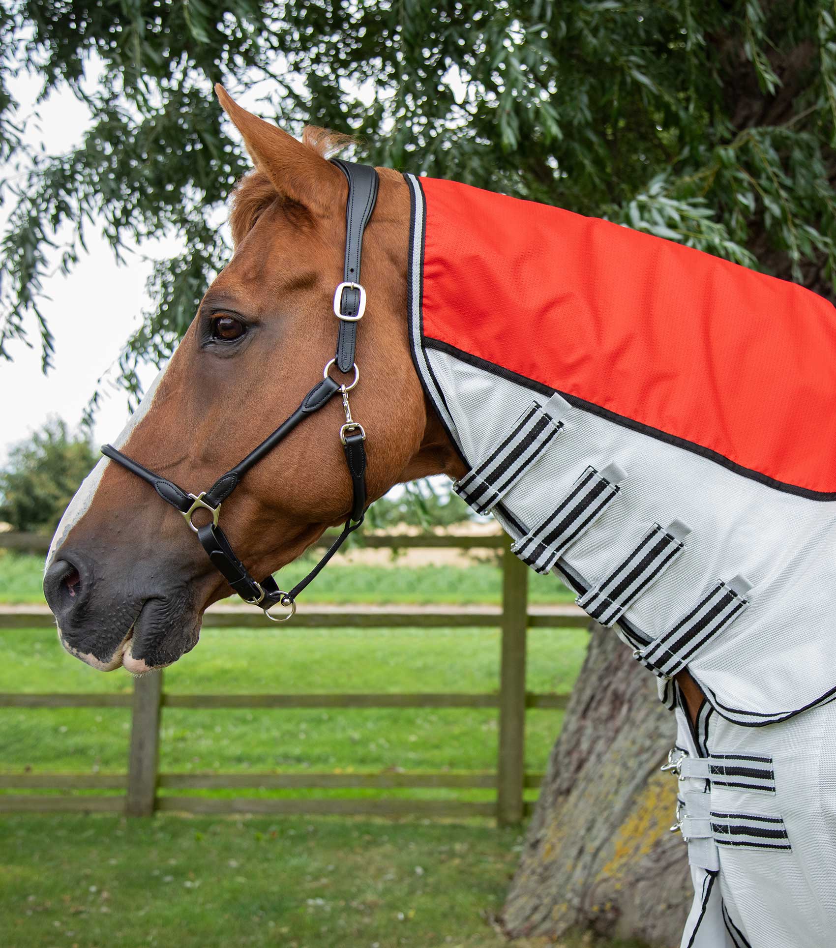Premier Equine ShowerTex Fly Rug with Surcingles Red