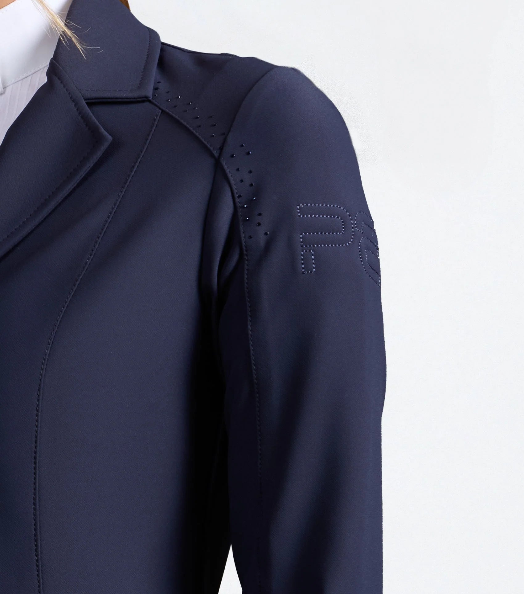 Premier Equine Siena Women's Navy Competition Jacket - Tailored Equestrian Show Jacket