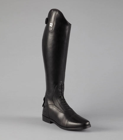 Premier Equine Silentio Men's Black Leather Riding Boot - Tall Equestrian Boot