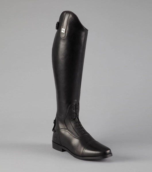 Premier Equine Silentio Mens Tall Leather Field Boot - Black  display picture 1