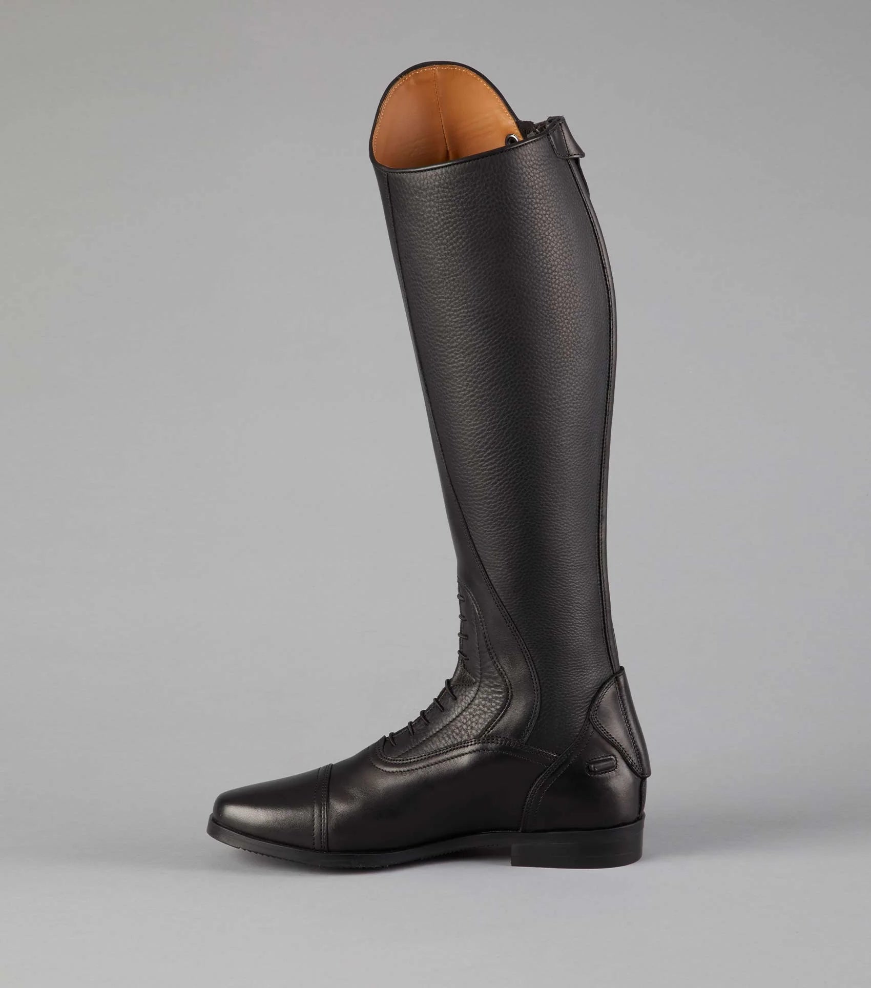 Men's Tall Leather Riding Boot | Black Equestrian Boots for Dressage & Jumping