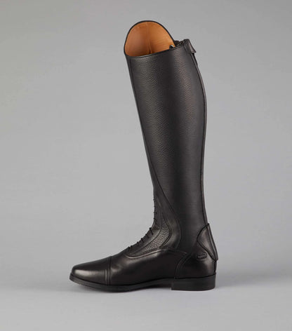 Men's Tall Leather Riding Boot | Black Equestrian Boots for Dressage & Jumping