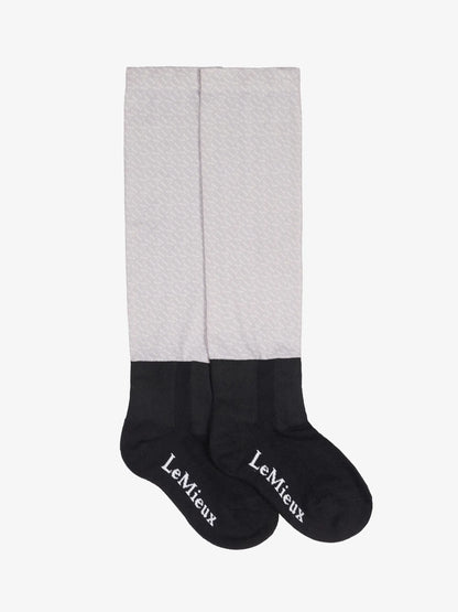 Lemieux Footsie Socks - Equestrian Riding Socks - Faith Ash Color