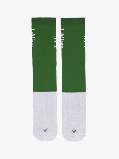 LeMieux Competition Socks - Hunter Green - Twin Pack. Riding socks for equestrian athletes.