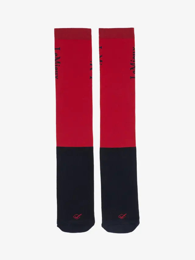 LeMieux Competition Socks 2 pack Chilli
