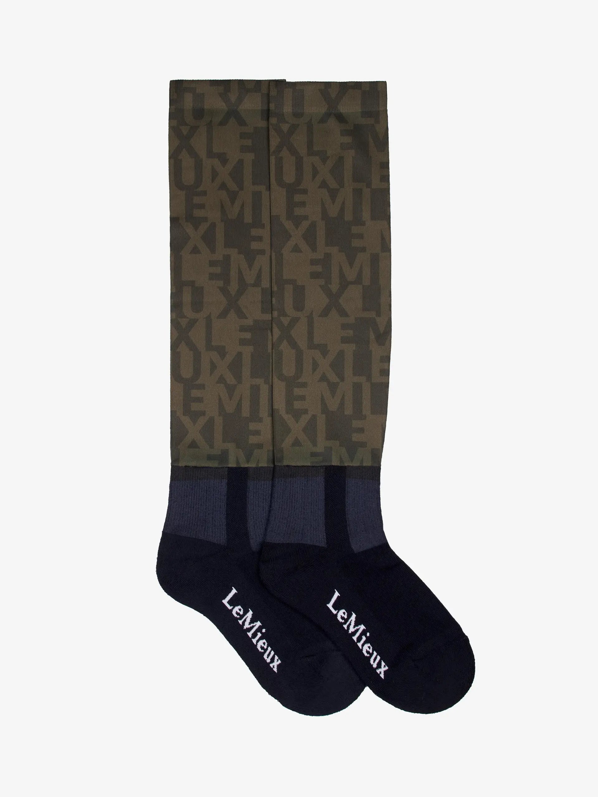 LEMIEUX Footsie Socks Casey Alpine: Equestrian Riding Socks with Fun Pattern. Comfort & Performance Horse Riding Apparel
