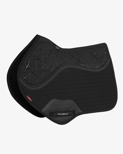 LeMieux Soft Shell Anti Slip Close Contact Square Saddle Pad - Black