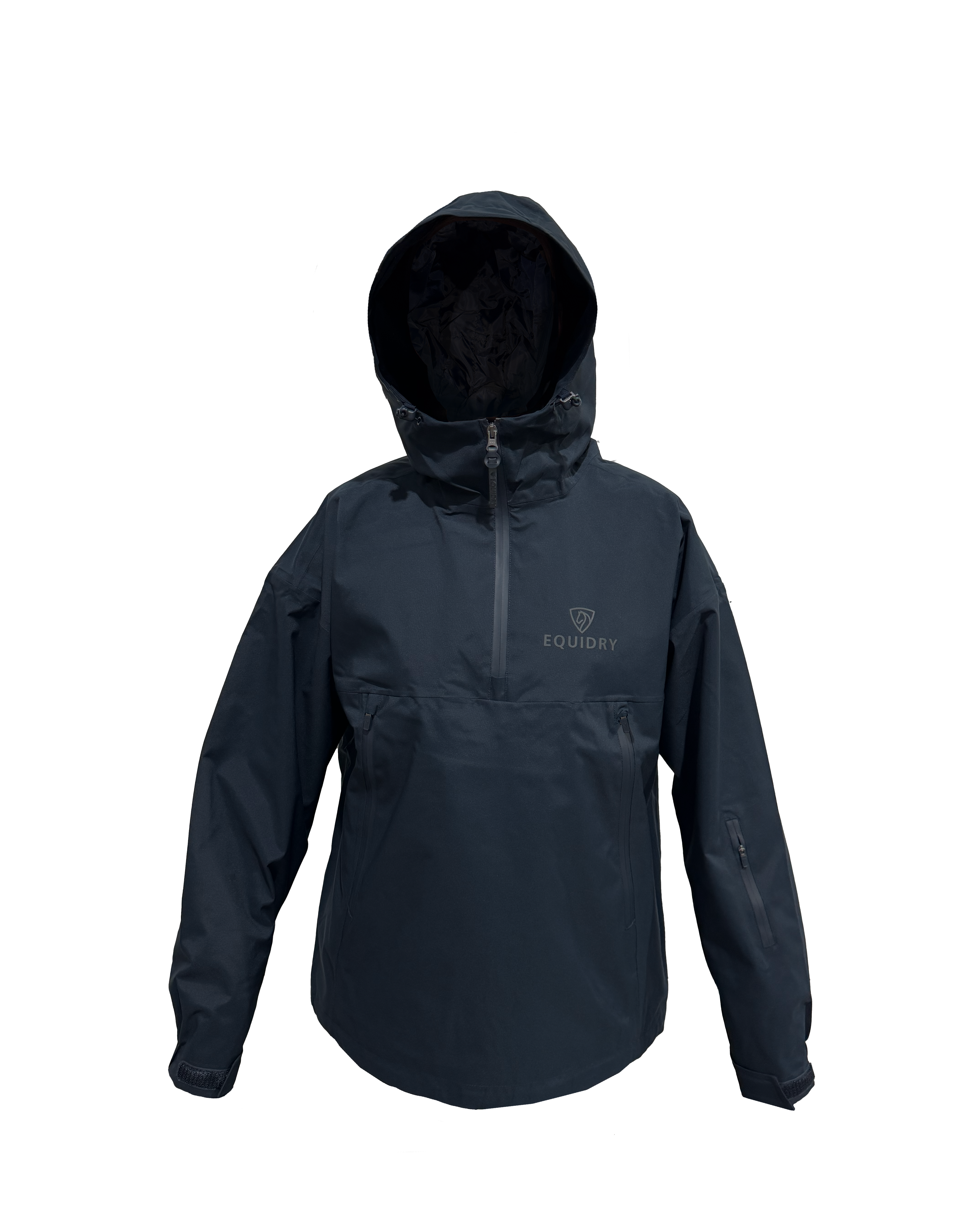 Equidry Men's Storm Smock Navy Waterproof Hoodie - Casual Riding & Yard Jacket