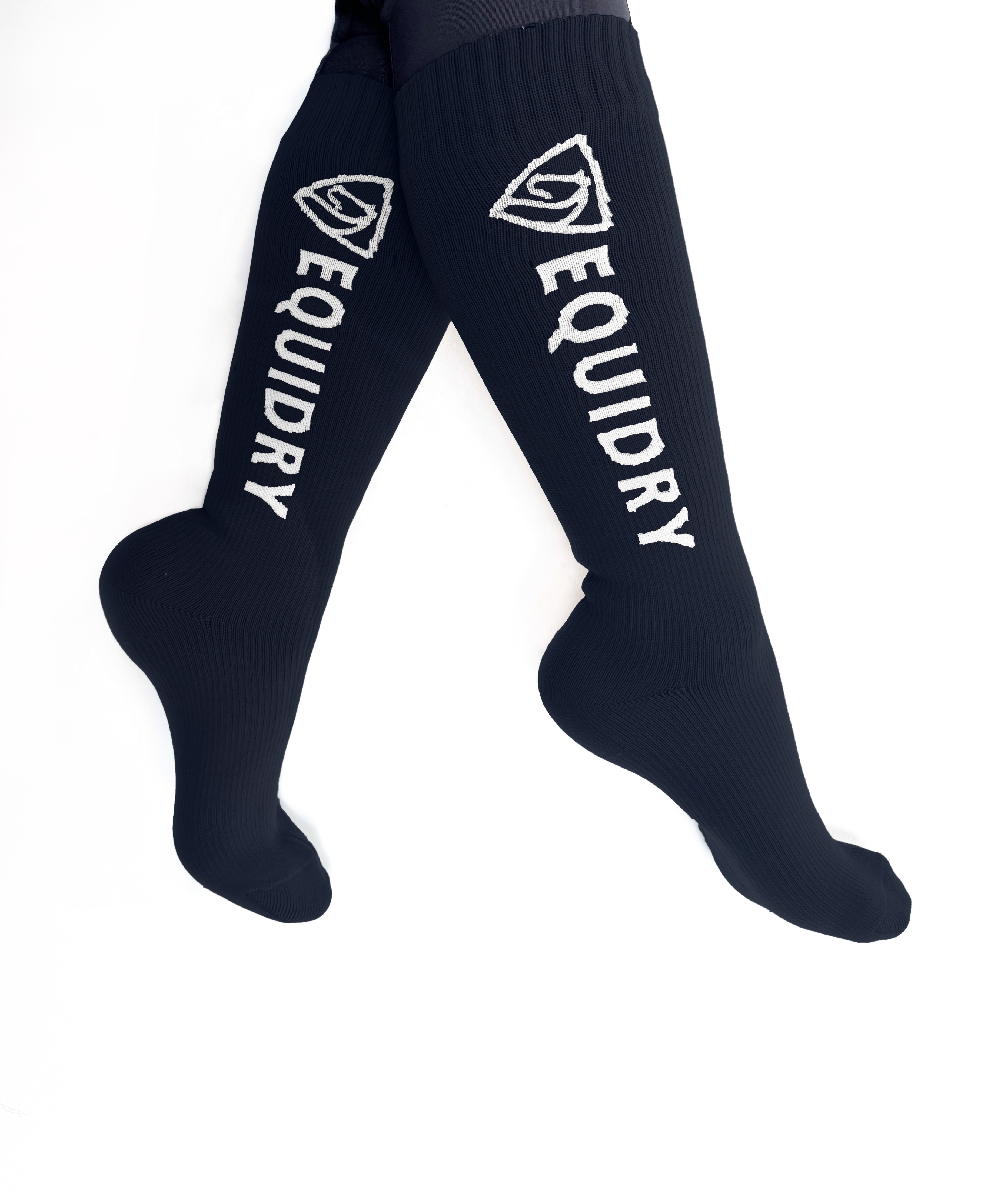 EQUIDRY Waterproof Socks Navy/White