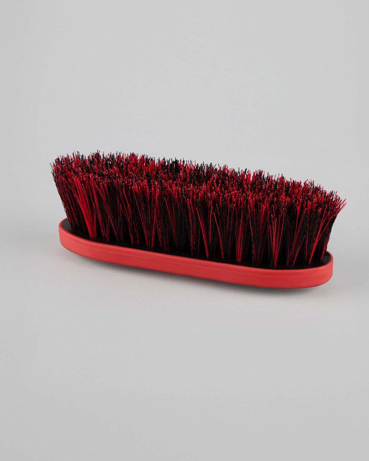 Premier Equine Dandy Brush - Black & Red Soft-Touch Horse Grooming Brush