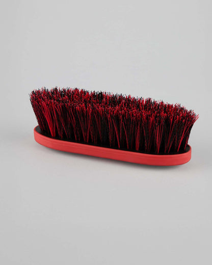 Premier Equine Dandy Brush - Black & Red Soft-Touch Horse Grooming Brush