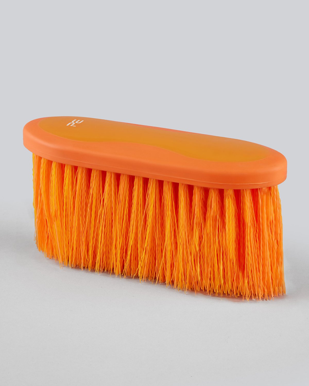PREMIER EQUINE Soft-Touch Dandy Brush - Long Bristles Orange & Amber - Equine Grooming Brush