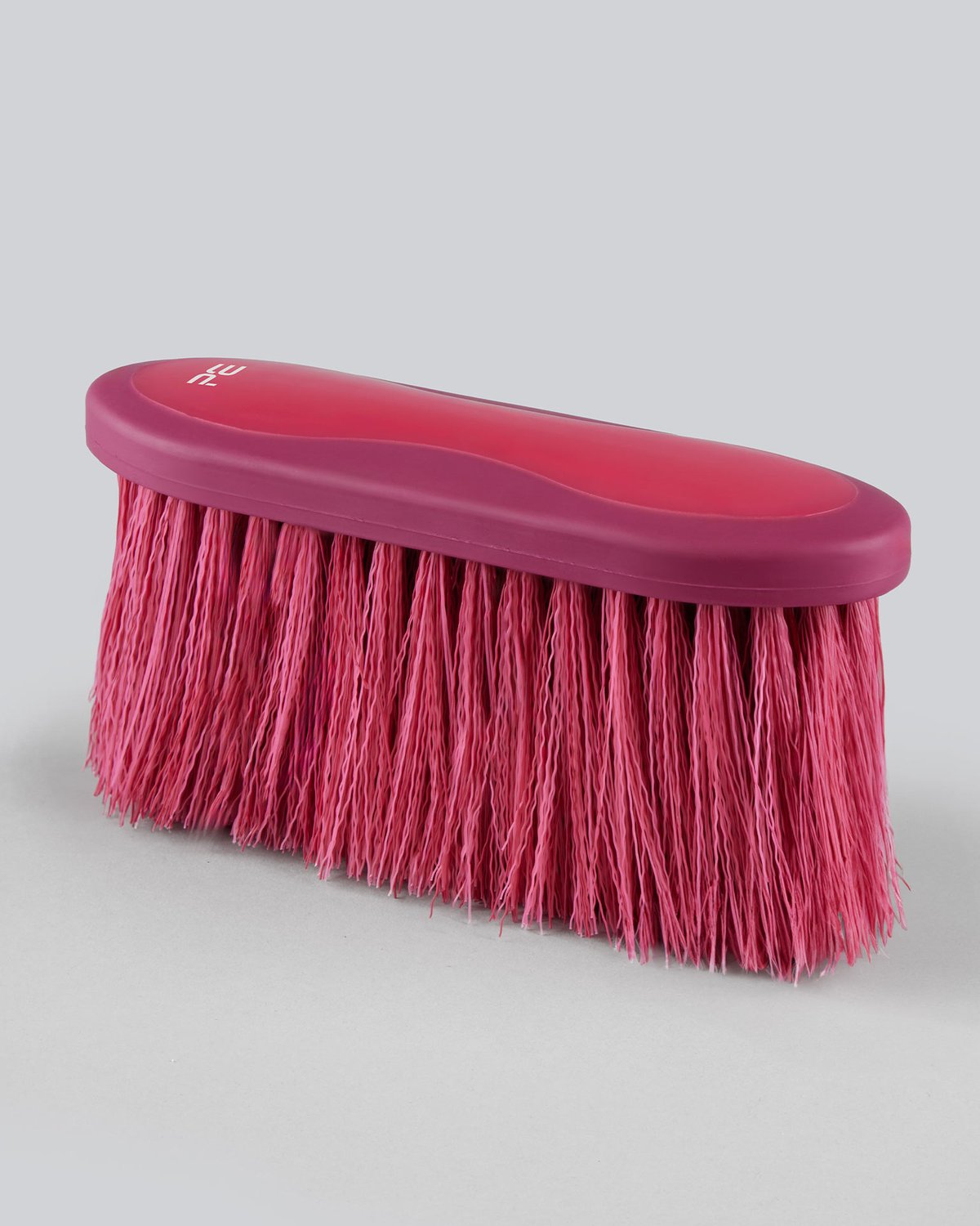 Premier Equine Pink Dandy Brush: Soft-Touch Long Bristles for Horse Grooming - Wine & Fuchsia Equiflair