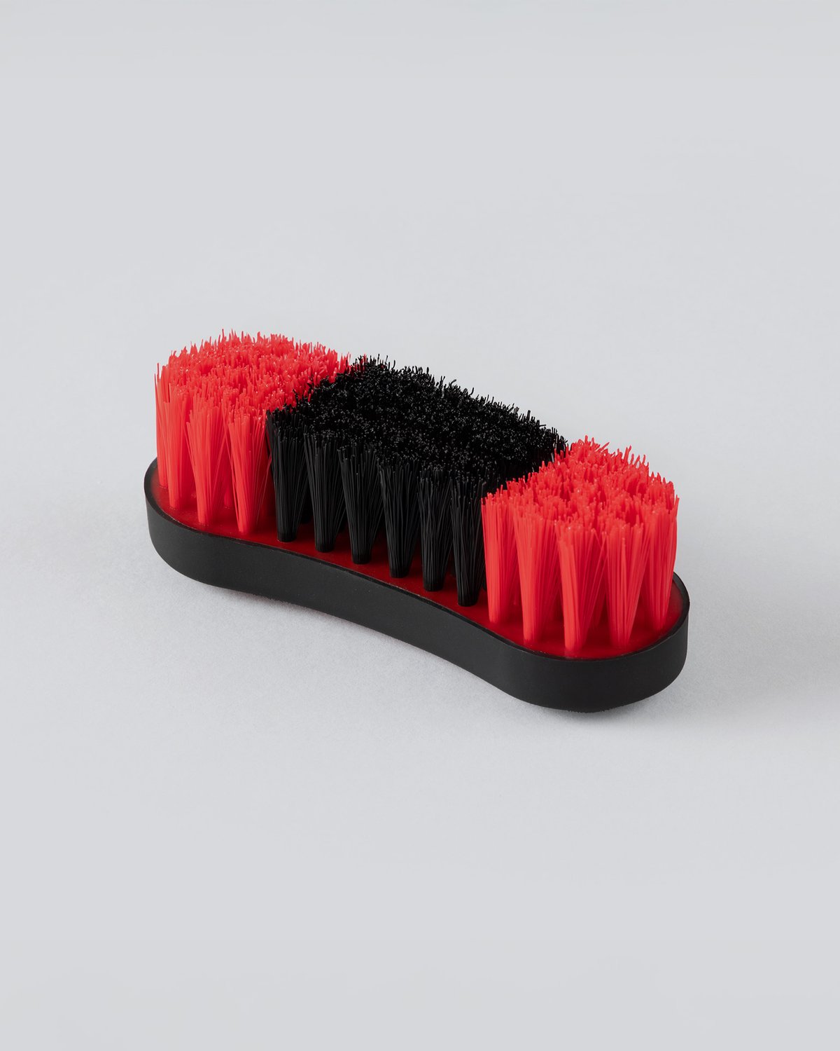 Premier Equine Soft-Touch Face Brush - Black & Red. Horse Grooming Brush for sensitive areas. Equiflair