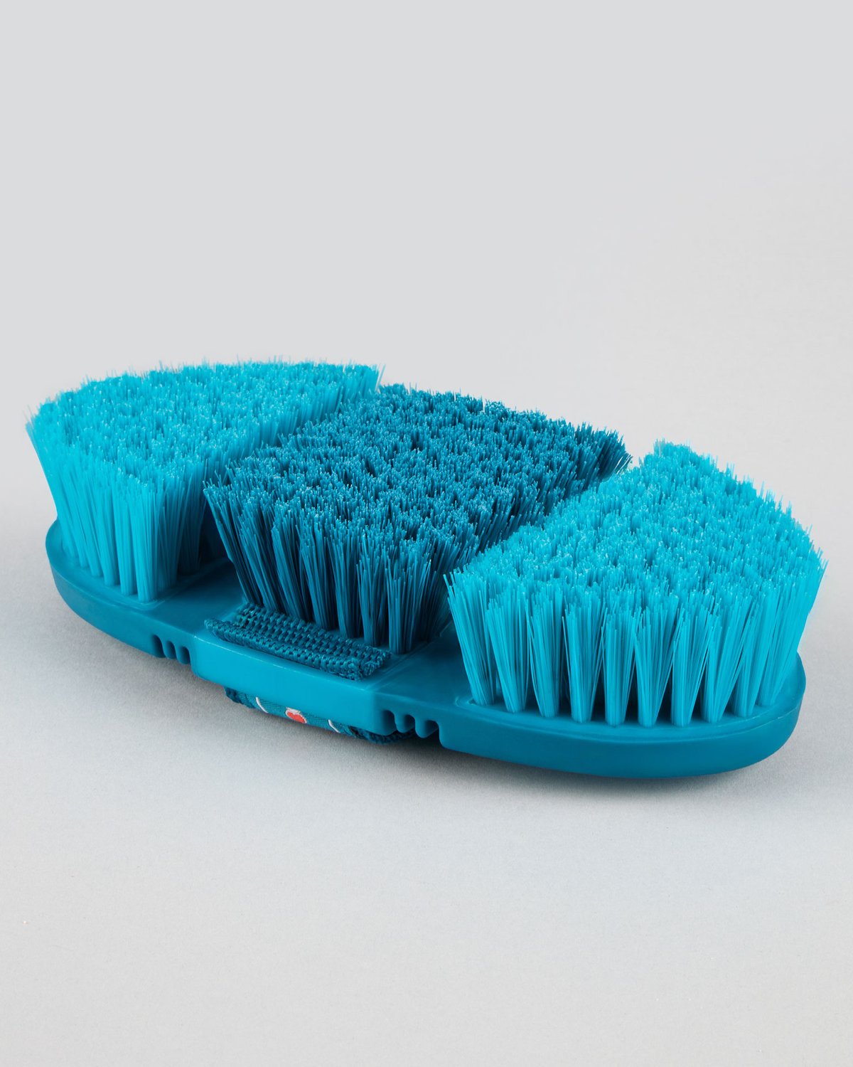 PREMIER EQUINE Soft-Touch Flexi Horse Grooming Body Brush - Med Blue & Peacock | Equiflair