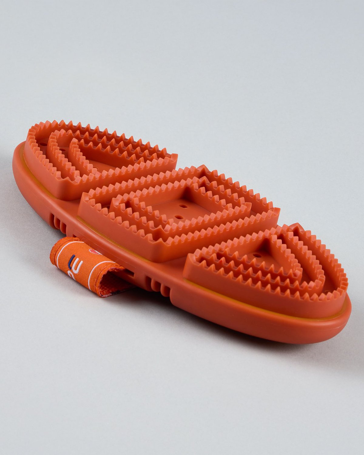 Premier Equine Orange Flexi Curry Comb - Horse Grooming Tool for Dirt & Loose Hair Removal