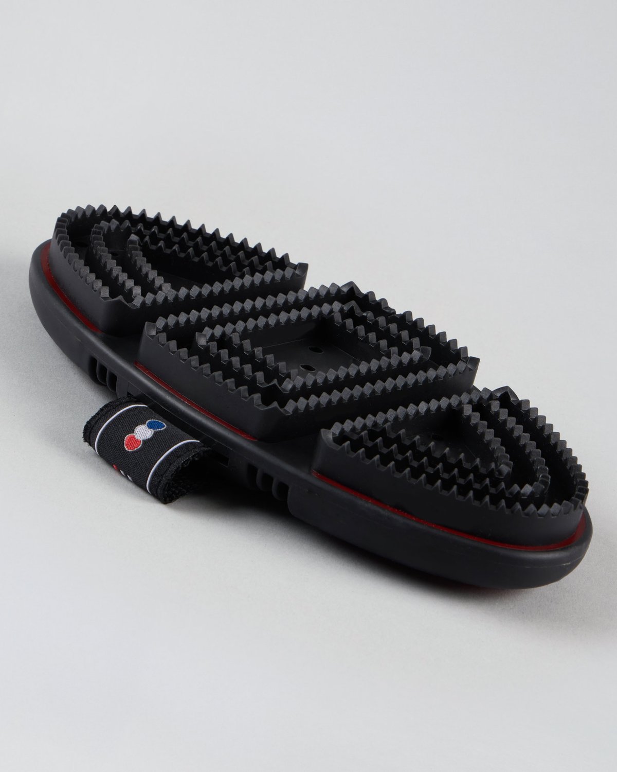 Premier Equine Flexi Curry Comb - Black & Red - Horse Grooming Tool - Equiflair