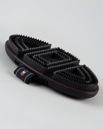 Premier Equine Flexi Curry Comb - Black & Red - Horse Grooming Tool - Equiflair