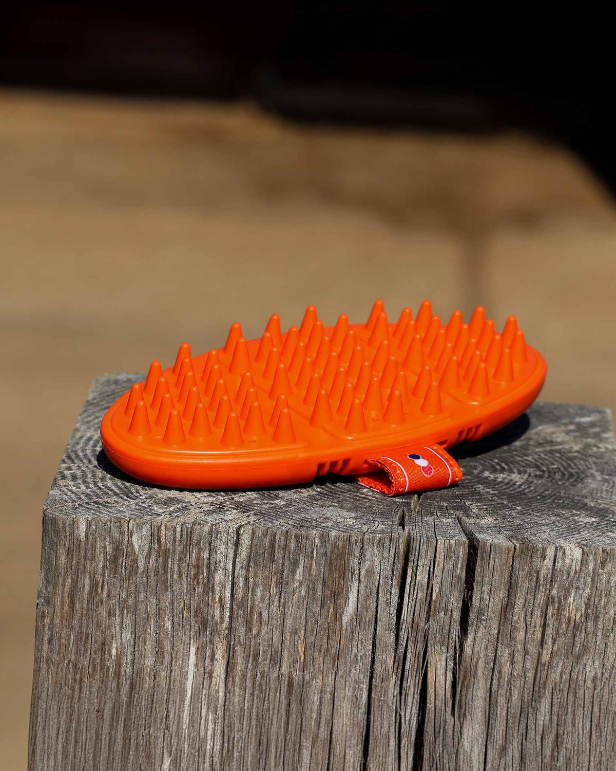Orange Premier Equine Horse Grooming Brush: Soft-Touch Flexi Massage Brush for Equine Care. Shop at Equiflair!