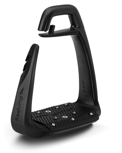 FREEJUMP SOFT UP CLASSIC Stirrups - Black One Tone Equestrian Stirrup - Equiflair