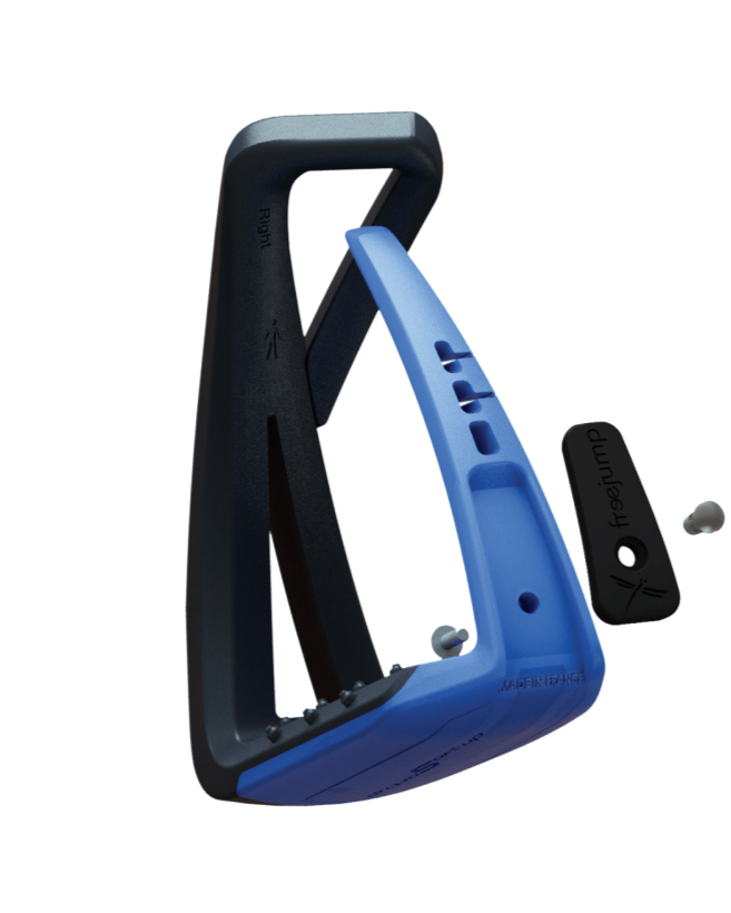 FREEJUMP SOFT'UP LITE Stirrups PIN'S BLUE - Equestrian Stirrup Customization