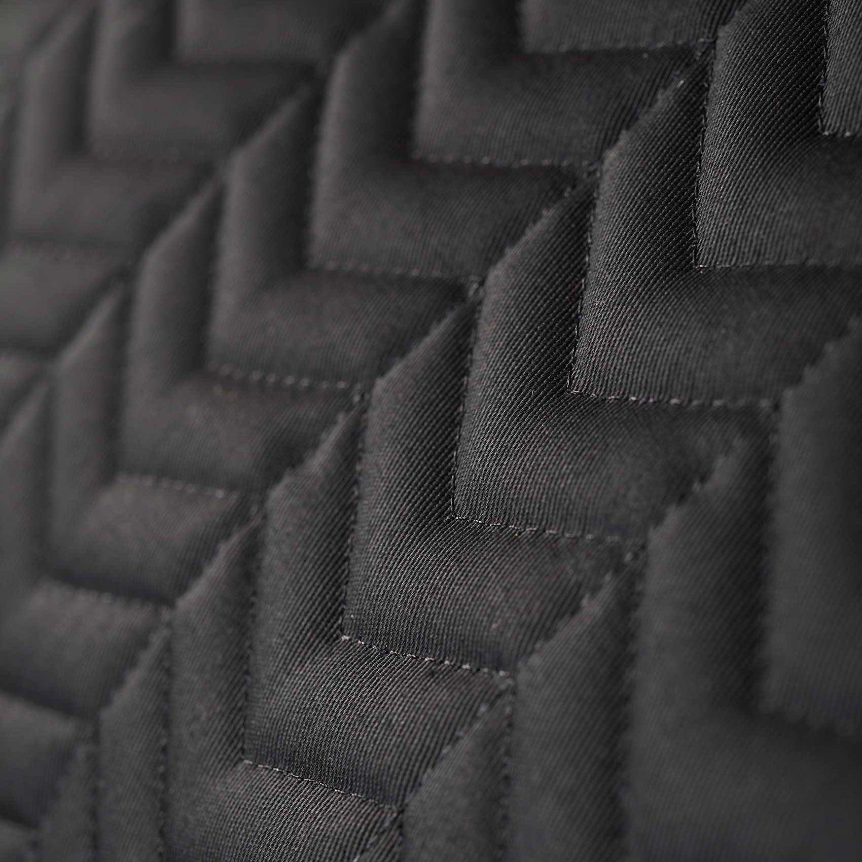 Black Premier Equine Sovereign Dressage Saddle Pad, Chevron Quilted Horse Pad, Equestrian Gear