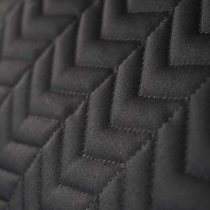Black Premier Equine Sovereign Dressage Saddle Pad, Chevron Quilted Horse Pad, Equestrian Gear
