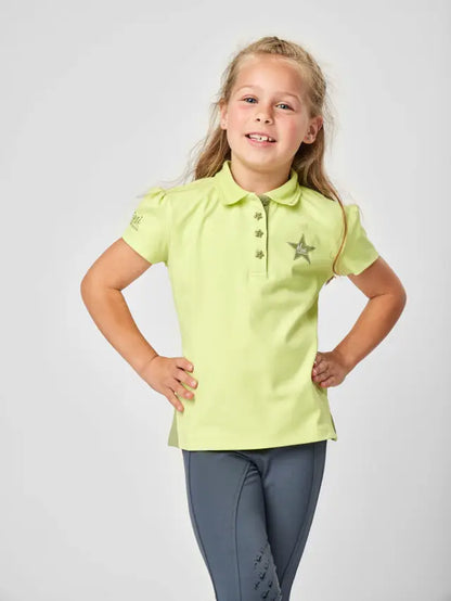 LEMIEUX MINI POLO SHIRT KIWI | Girl's Polo Shirt | Equiflair