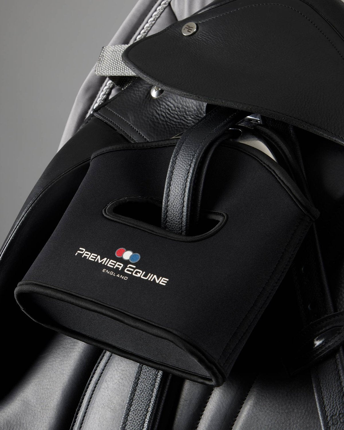 Premier Equine PE Stirrup Covers Black