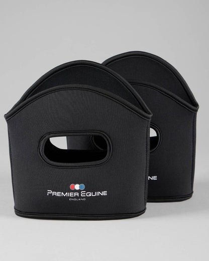 Premier Equine Stirrup Covers Black - Saddle Protection by Equiflair