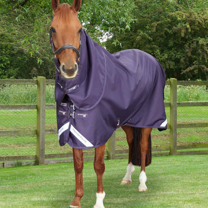 Premier Equine Stratus 1200 Series 0g Turnout Rug with Classic Neck Cover Purple