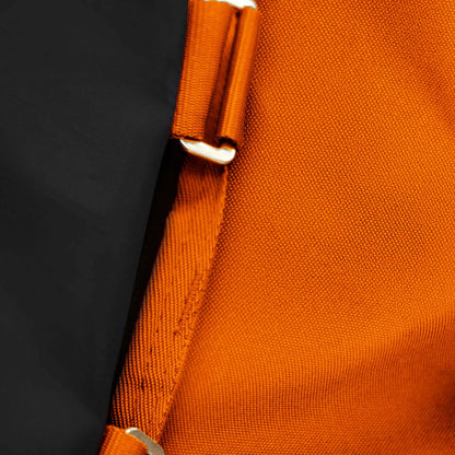 PREMIER EQUINE Turnout Rug: Stratus 1200, Burnt Orange Fabric Texture, Buckles Detail