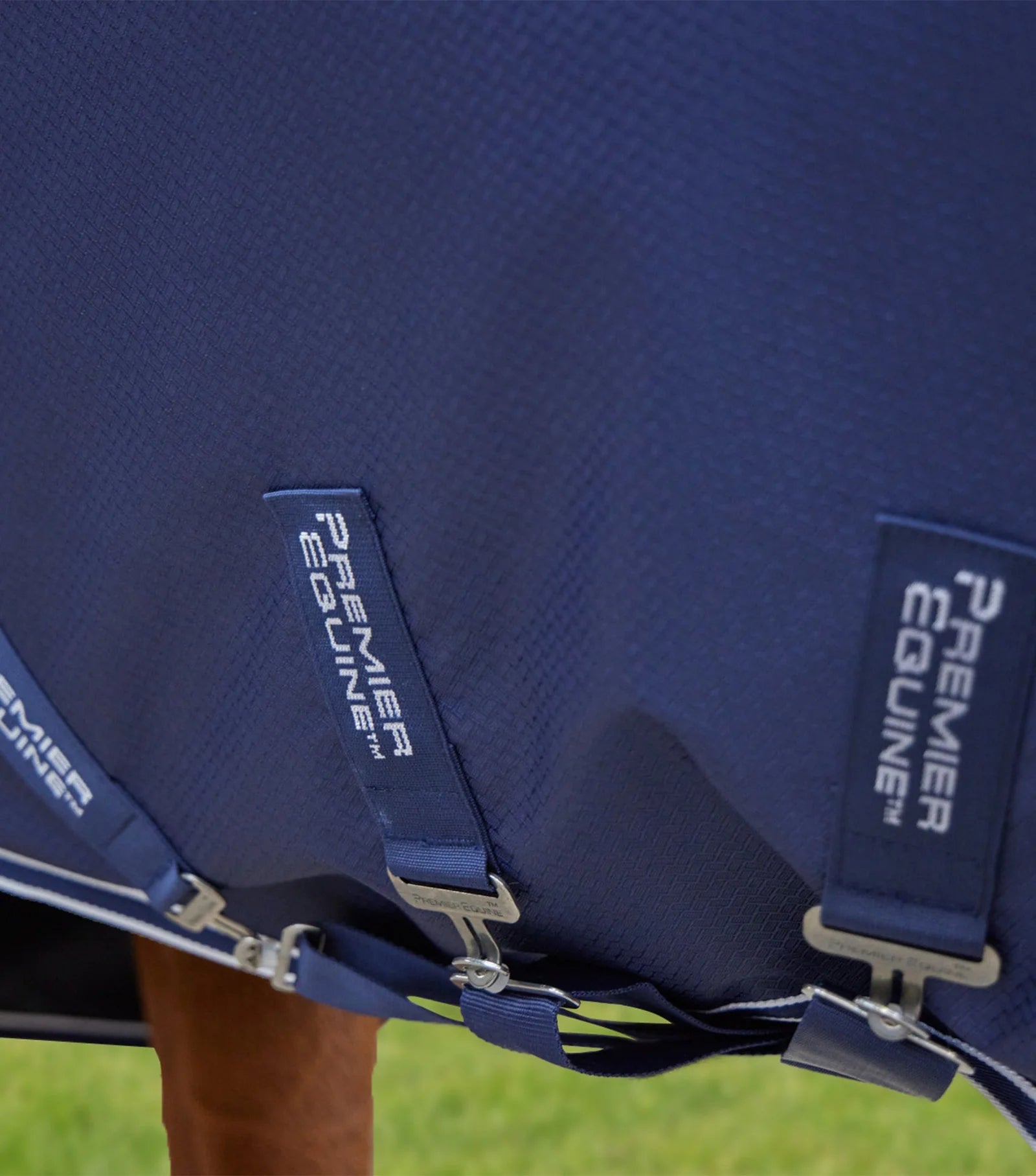 Premier Equine Stratus 200g Turnout Rug Navy: Waterproof Horse Rug