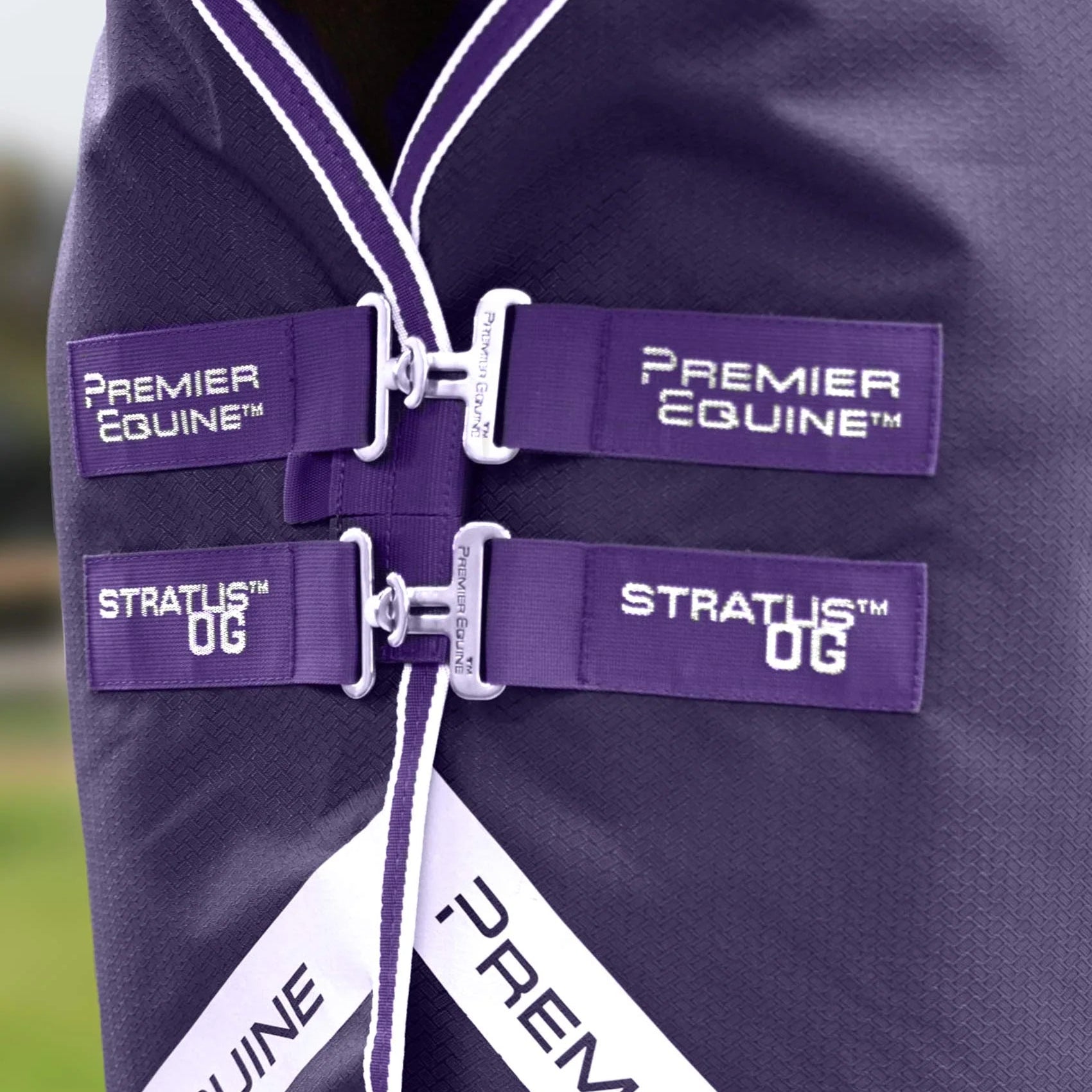 Premier Equine Stratus 600D Series 0g Original Turnout Rug Purple