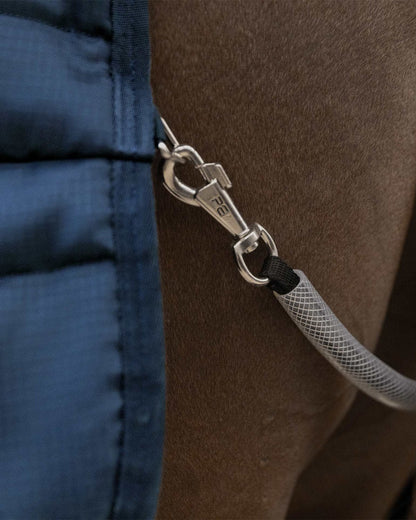 Premier Equine Stratus Stable Rug detail: Clip, material, and construction quality.