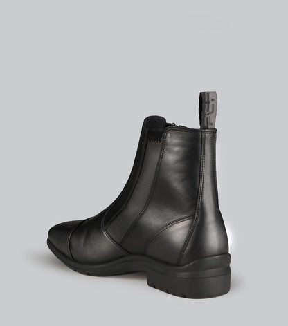 PREMIER EQUINE Black Leather Paddock Boot: Comfortable & Stylish Riding Boots