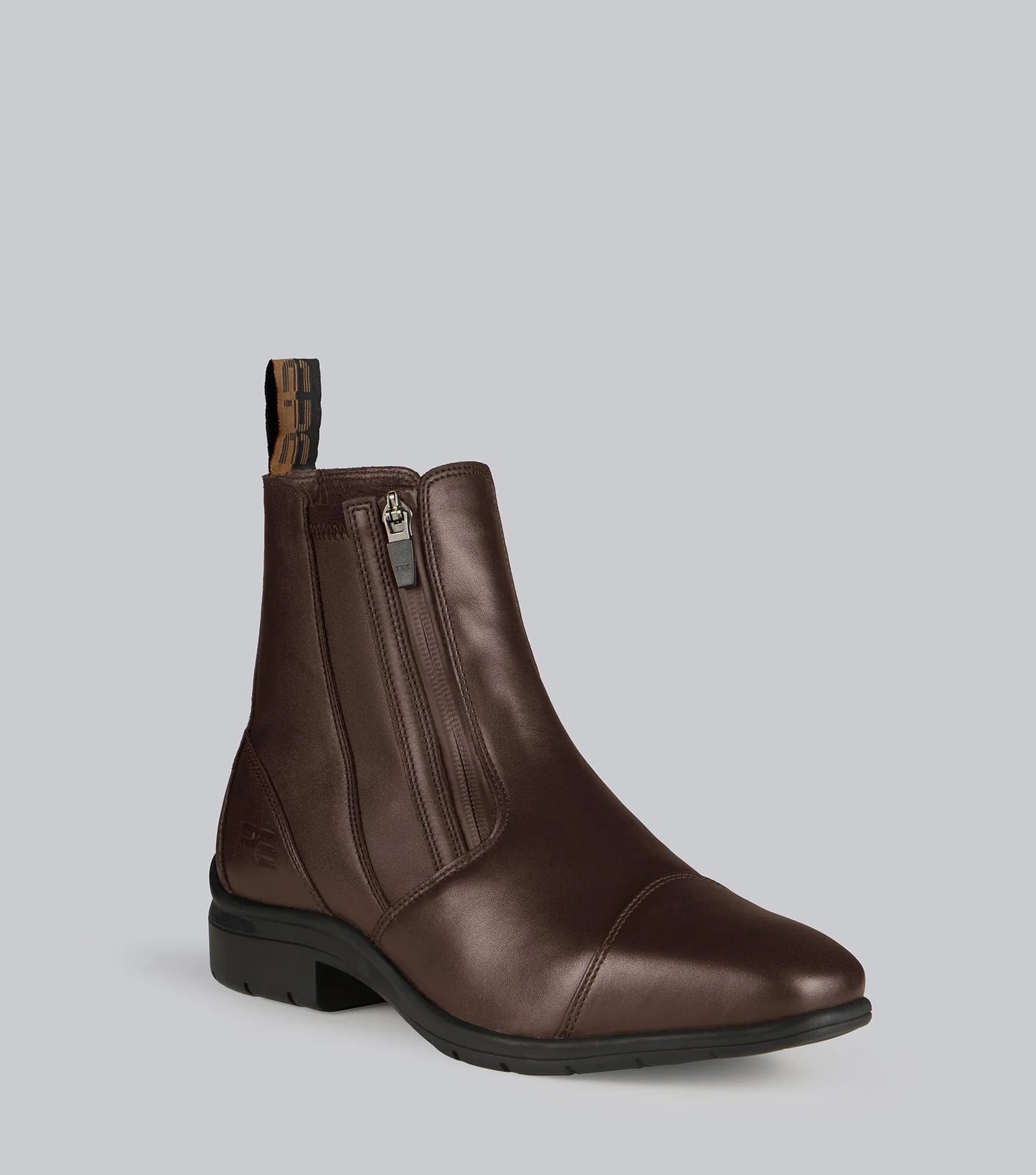 Premier Equine Brown Leather Paddock Boot - Waterproof Equestrian Riding Boot